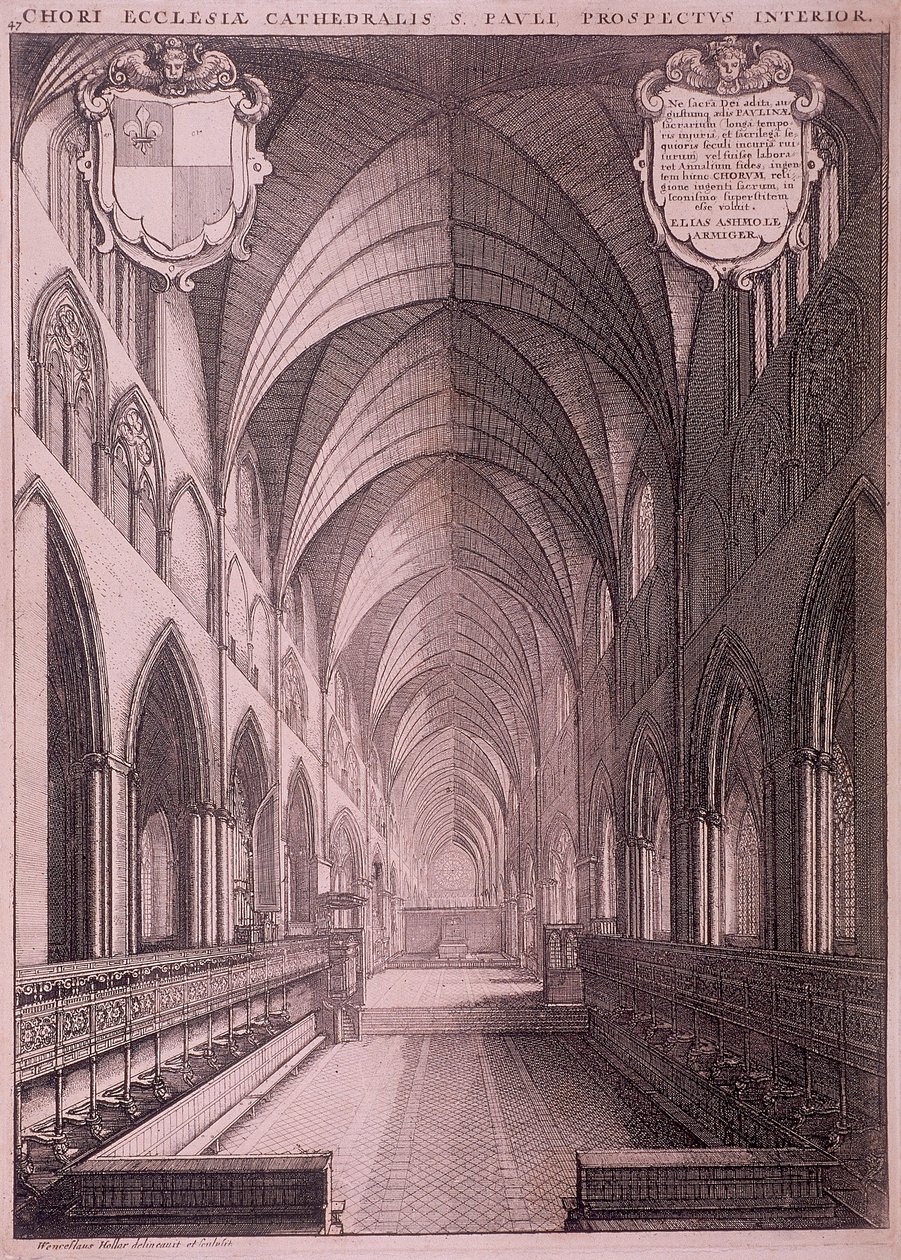Cattedrale di San Paolo, Londra da Wenceslaus Hollar