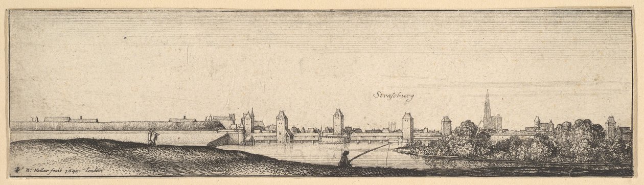 Strasburgo, 1642-44 da Wenceslaus Hollar