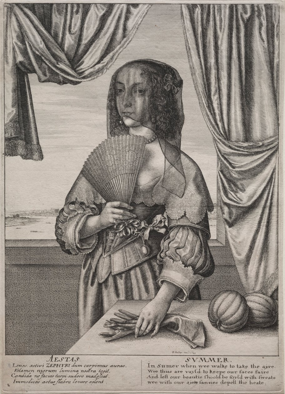 Le quattro stagioni: Estate, 1641 da Wenceslaus Hollar
