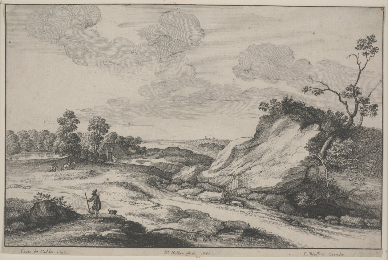 Il Cacciatore da Wenceslaus Hollar