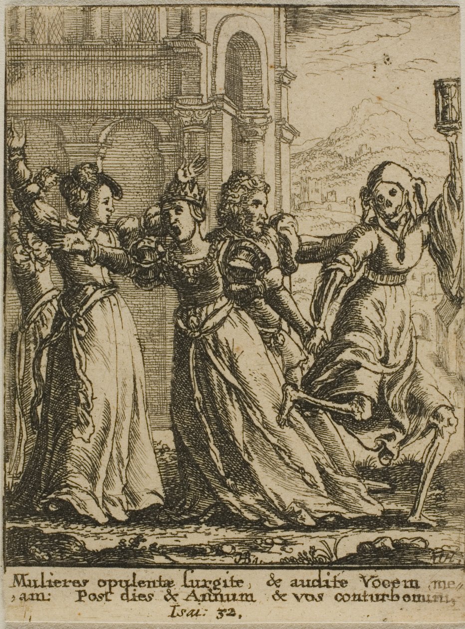 La regina e la morte da Wenceslaus Hollar