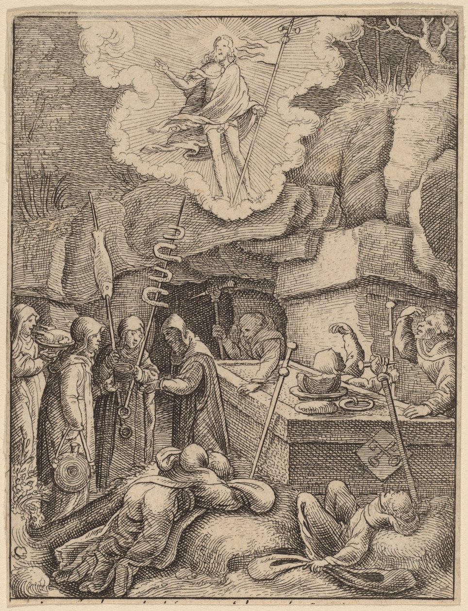 La Resurrezione da Wenceslaus Hollar