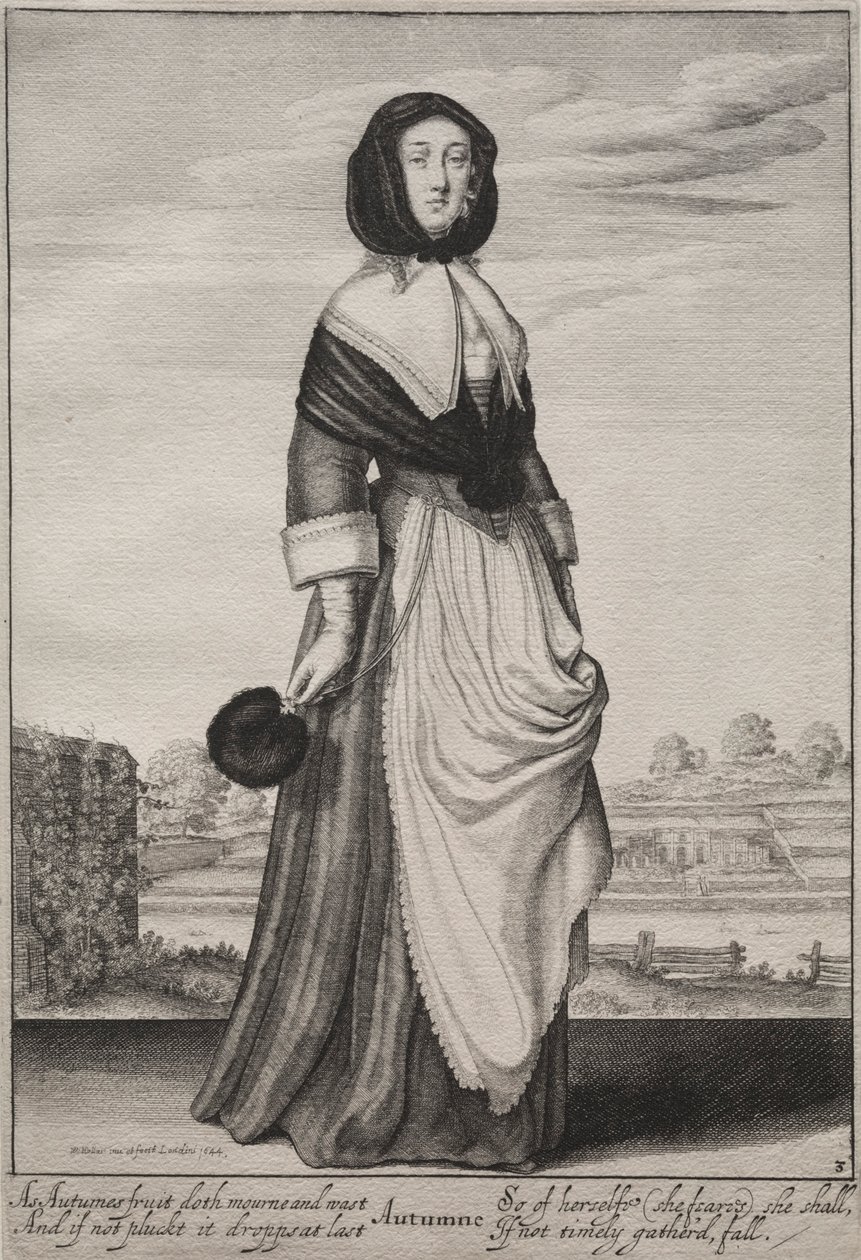 Le stagioni: Autunno, 1643-1644 da Wenceslaus Hollar