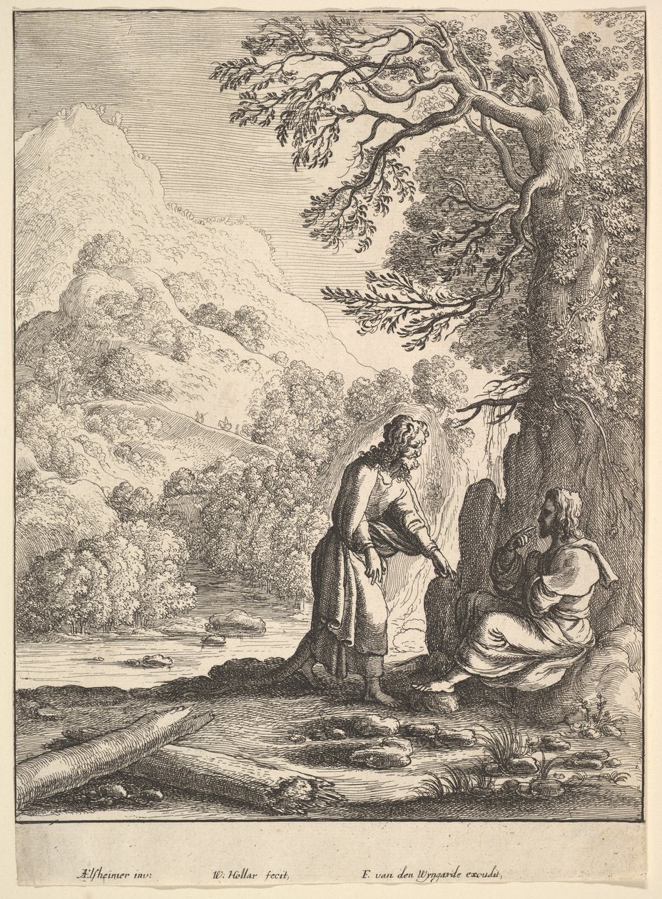 La Tentazione da Wenceslaus Hollar
