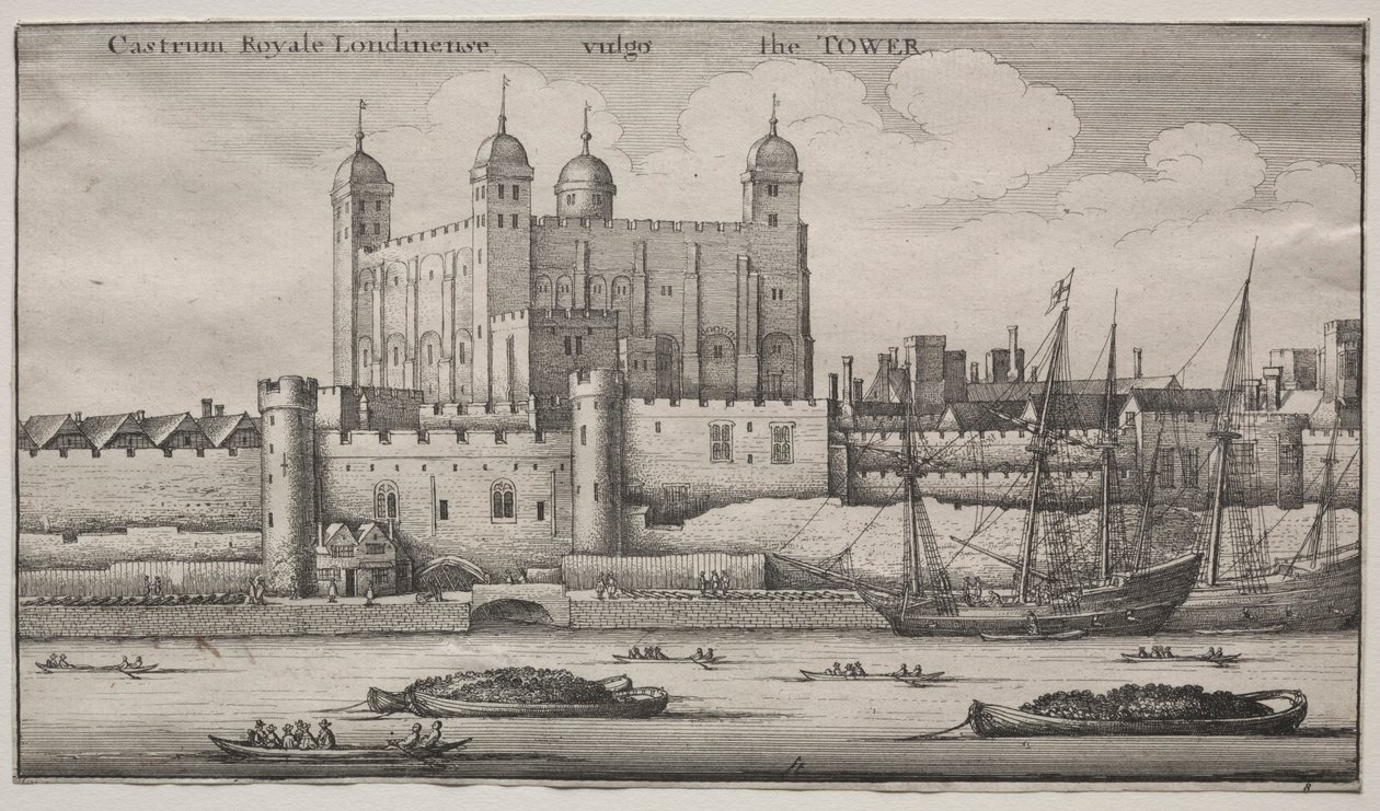 La Torre, Londra da Wenceslaus Hollar
