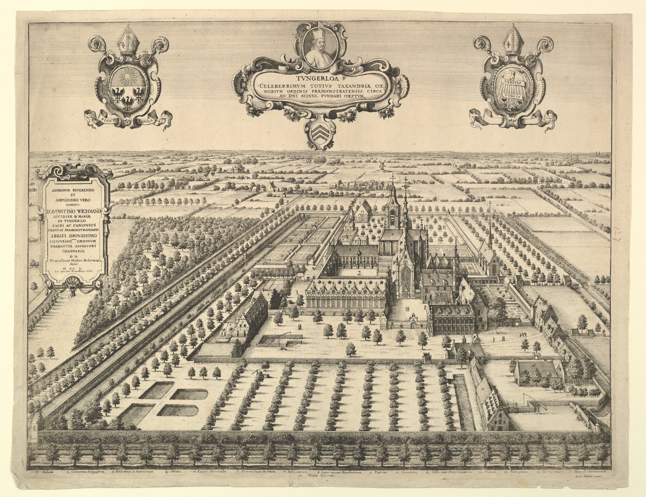 Tongerloo, 1659 da Wenceslaus Hollar