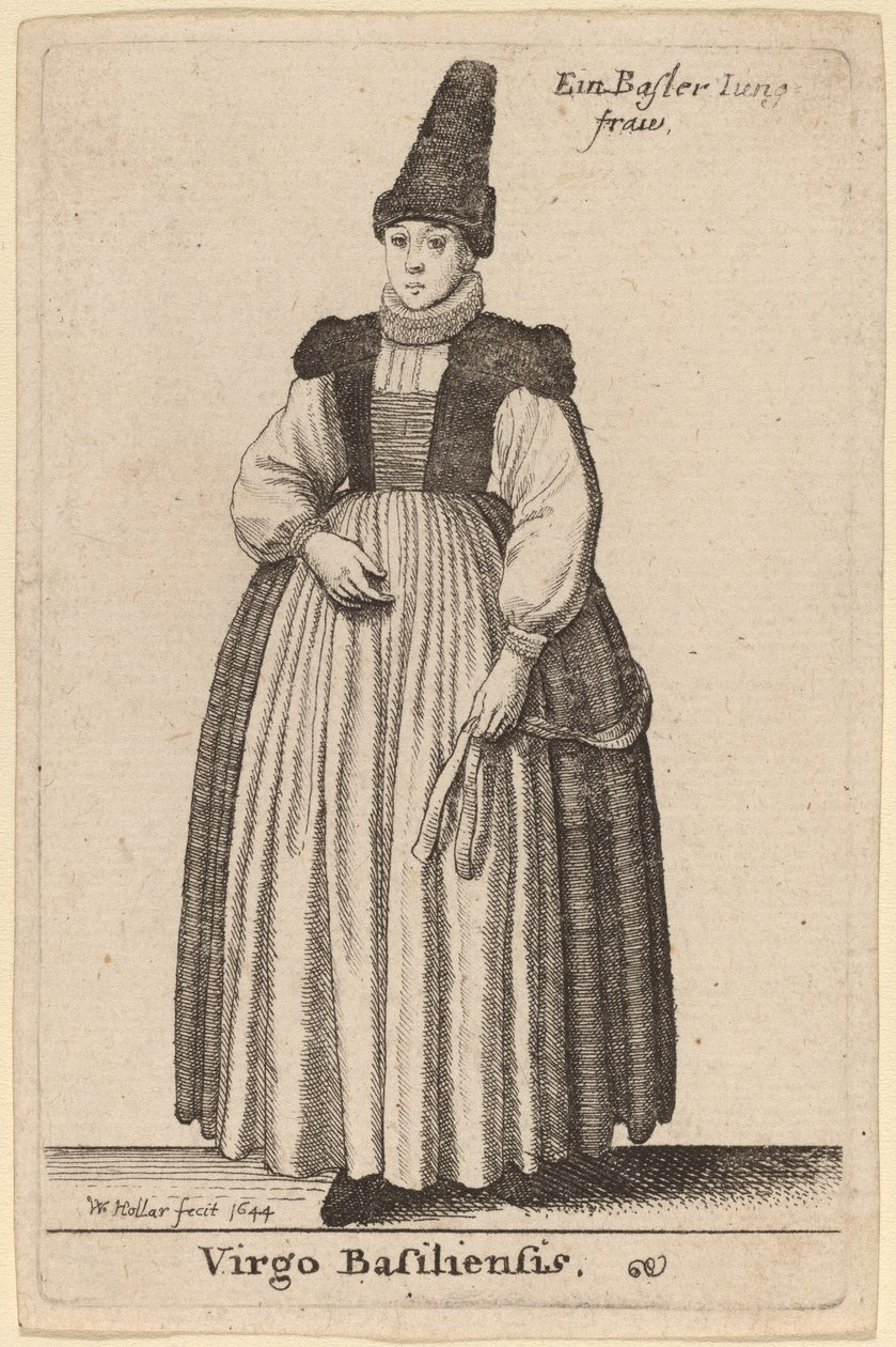 Virgo Basiliensis da Wenceslaus Hollar