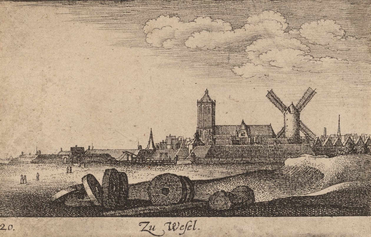 Wesel, 1635 da Wenceslaus Hollar