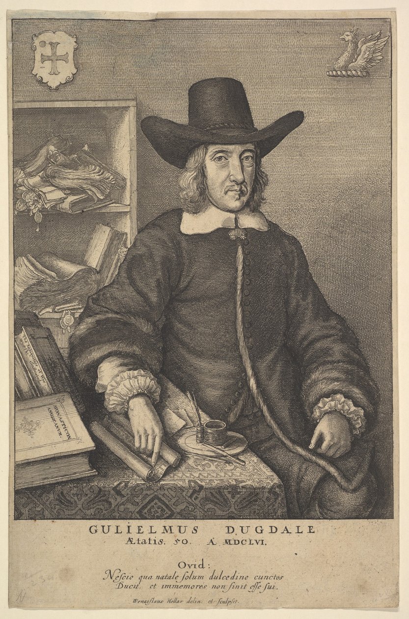 William Dugdale da Wenceslaus Hollar