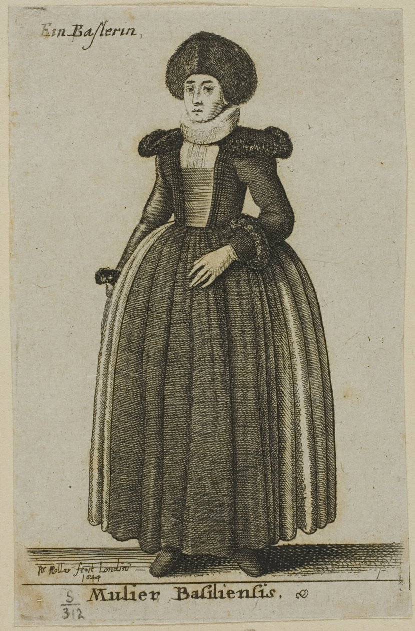 Donna di Basilea da Wenceslaus Hollar
