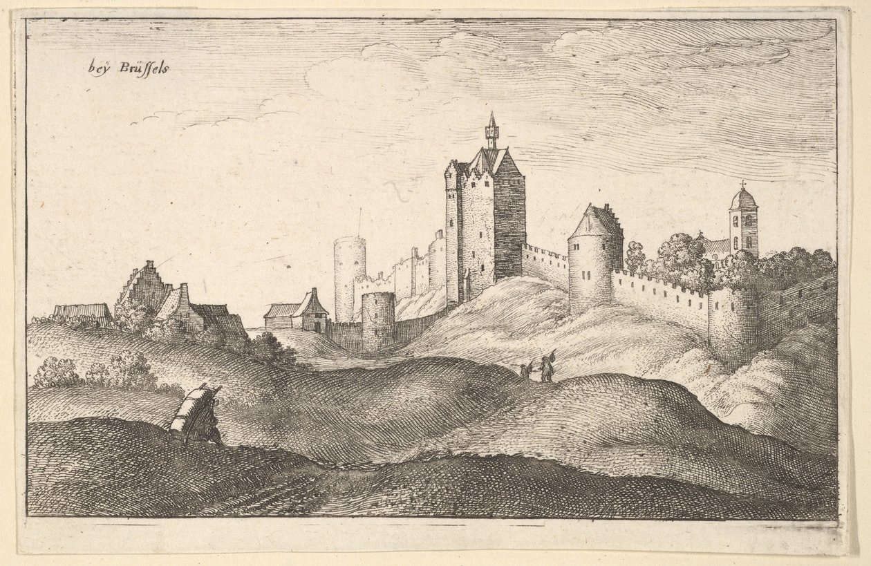 Bruxelles, ca. 1643 da Wenceslaus Hollar