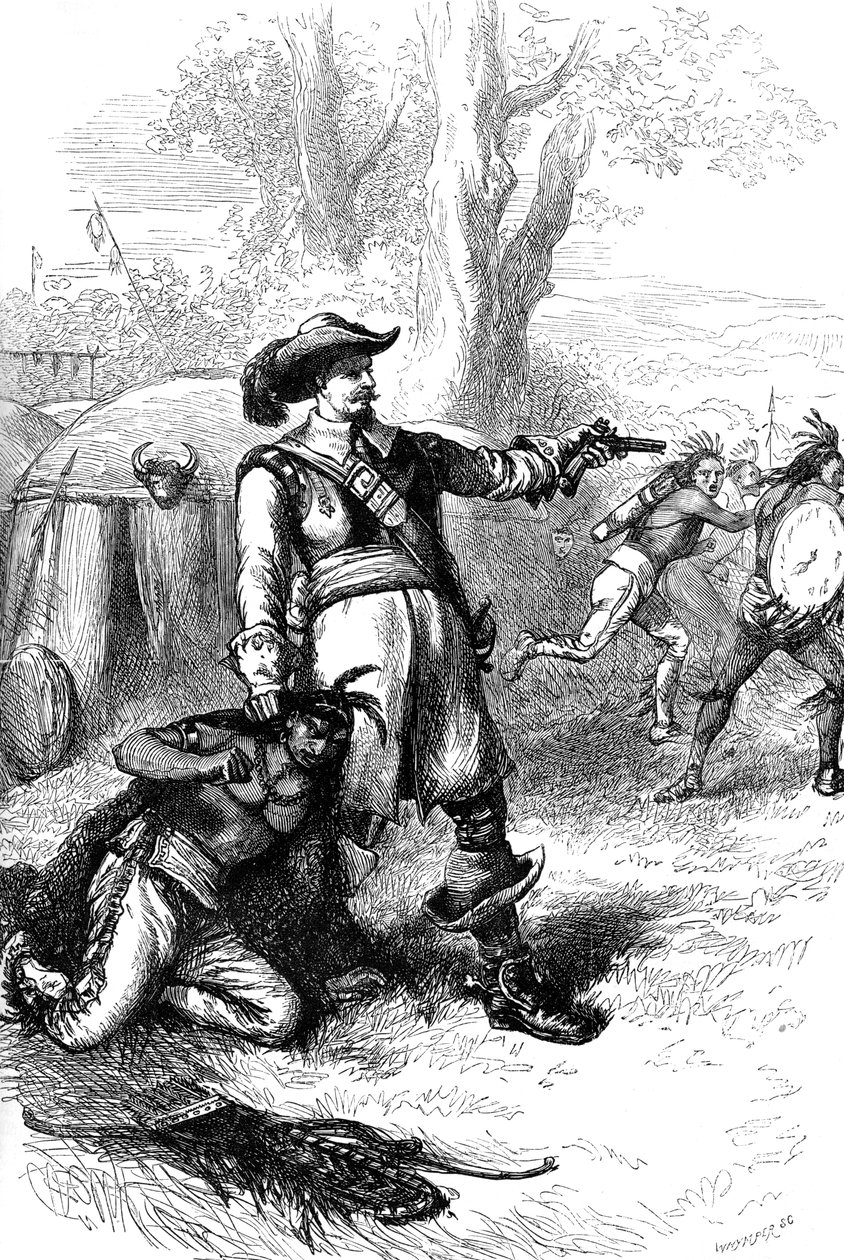Il colonnello Atherton e gli indiani da Whymper