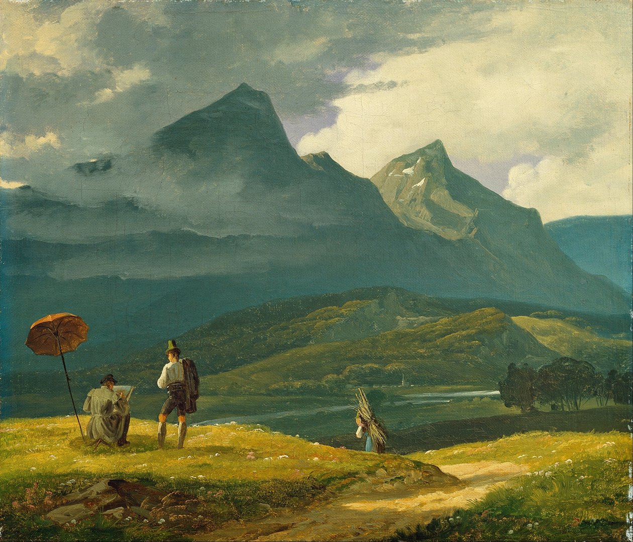 Paesaggio montano da Wilhelm Bendz