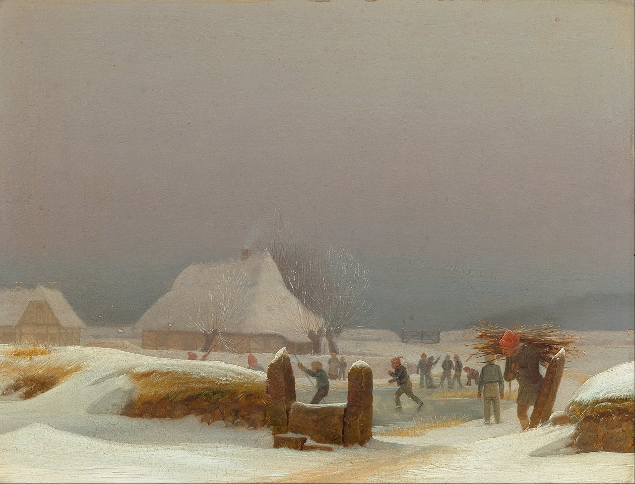 Paesaggio invernale da Funen da Wilhelm Bendz