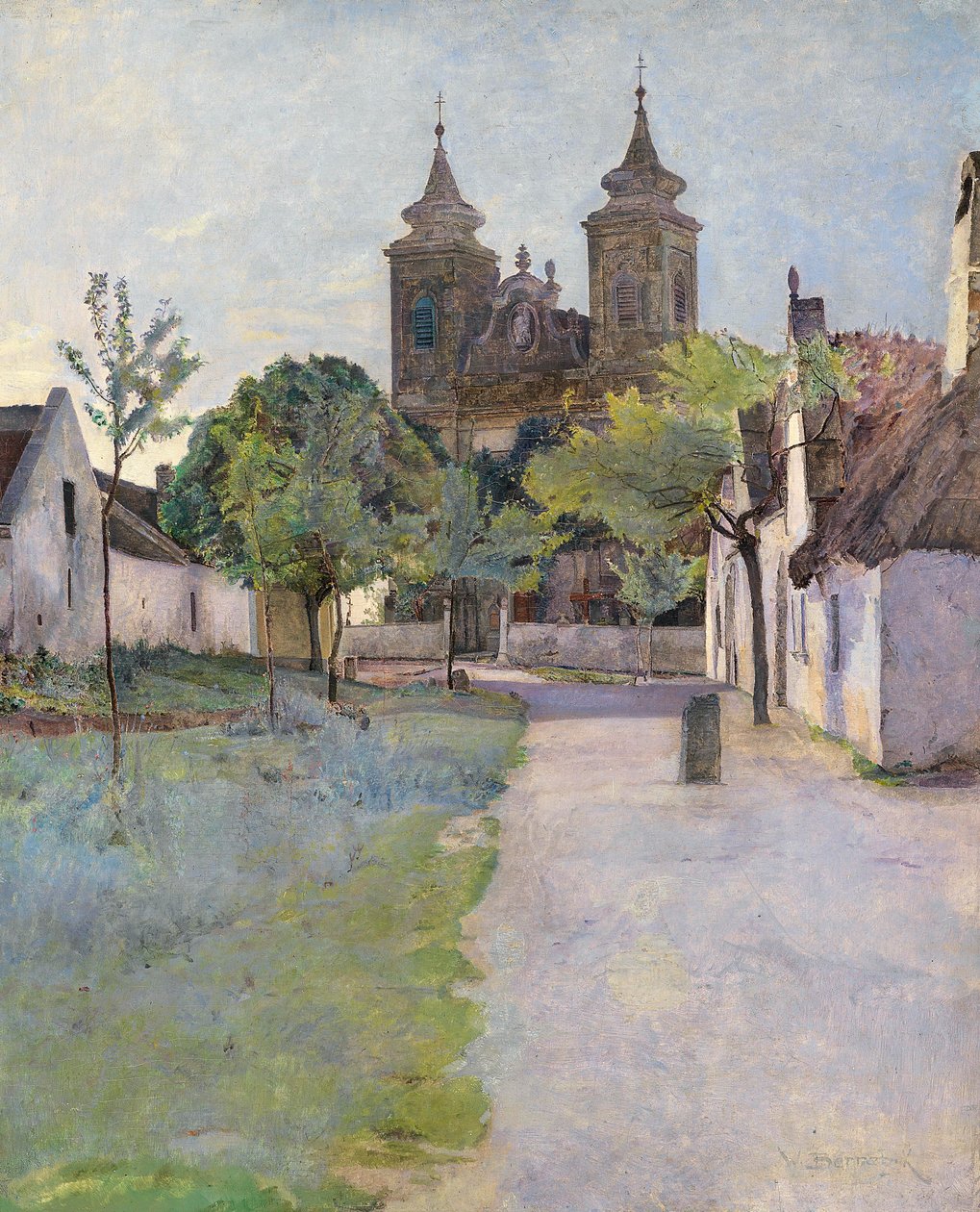 Vista su un sagrato da Wilhelm Bernatzik