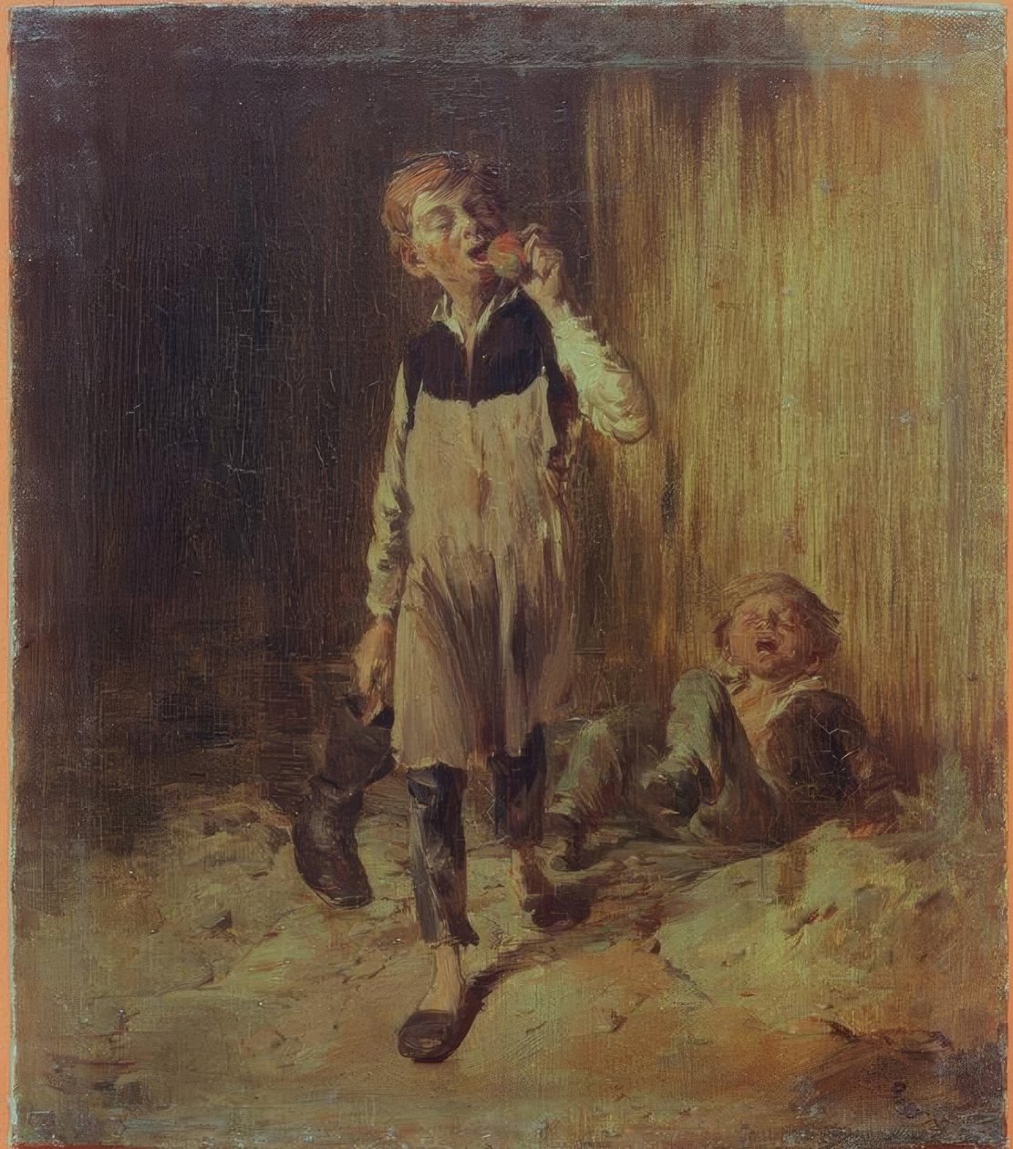 W. Busch, ragazzi calzolai dopo una rissa da Wilhelm Busch