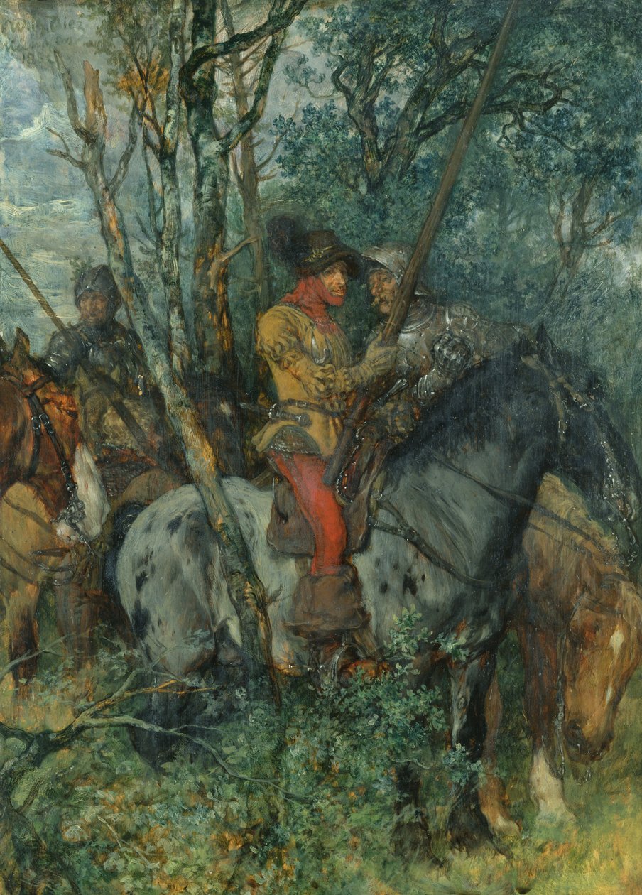 In agguato, 1882 da Wilhelm Von Diez