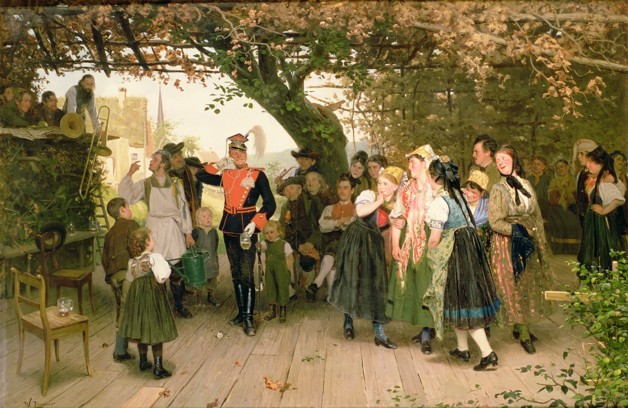 In licenza, 1883 da Wilhelm Zimmer