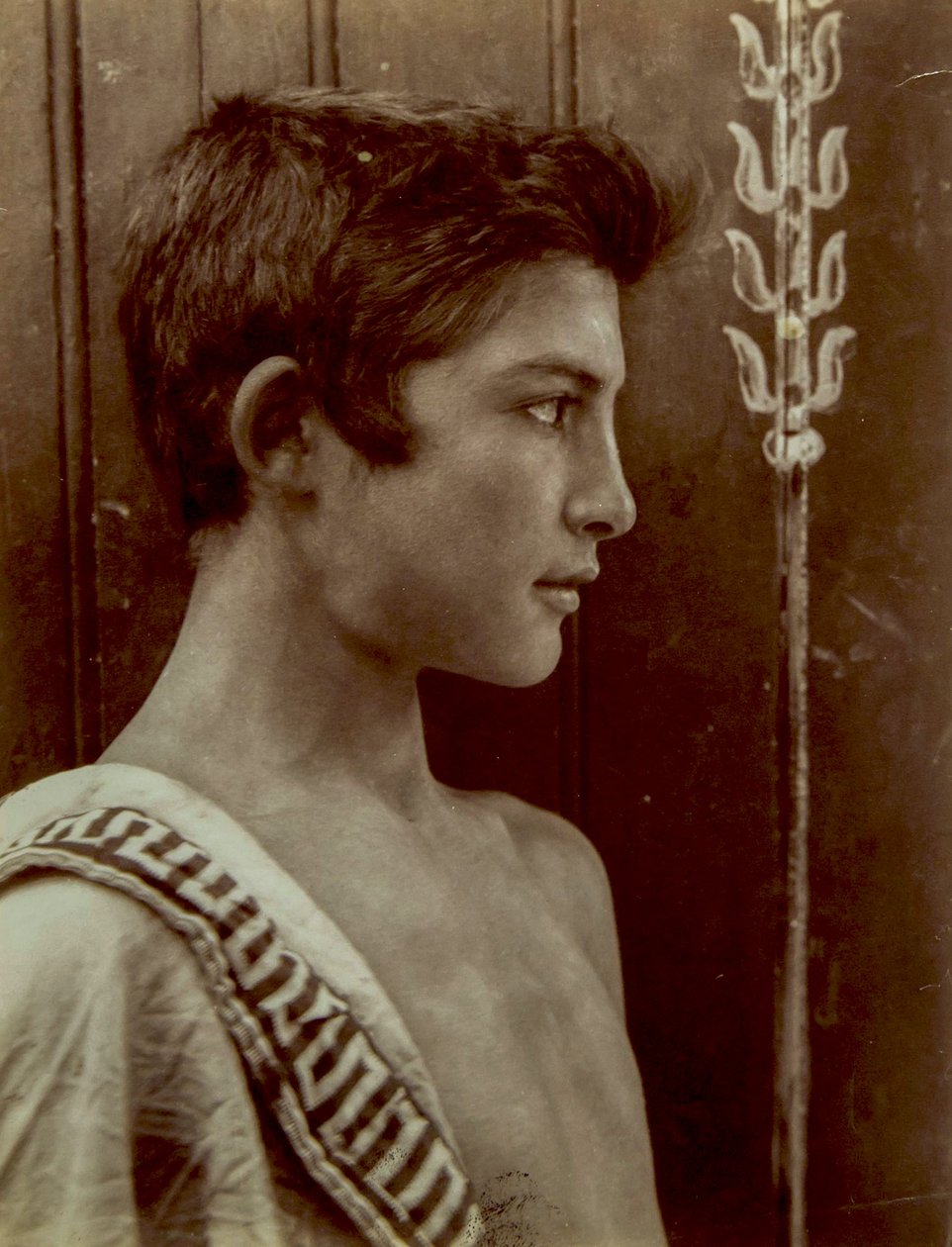 Ritratto di un ragazzo siciliano, c.1897 da Baron Wilhelm von Gloeden
