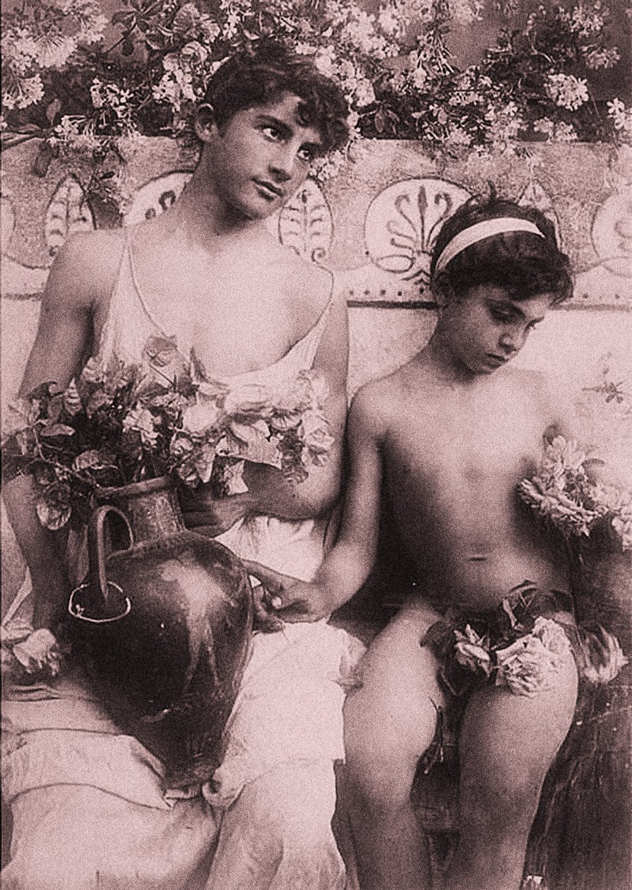 Studio di due ragazzi, Sicilia, c.1900 da Baron Wilhelm von Gloeden