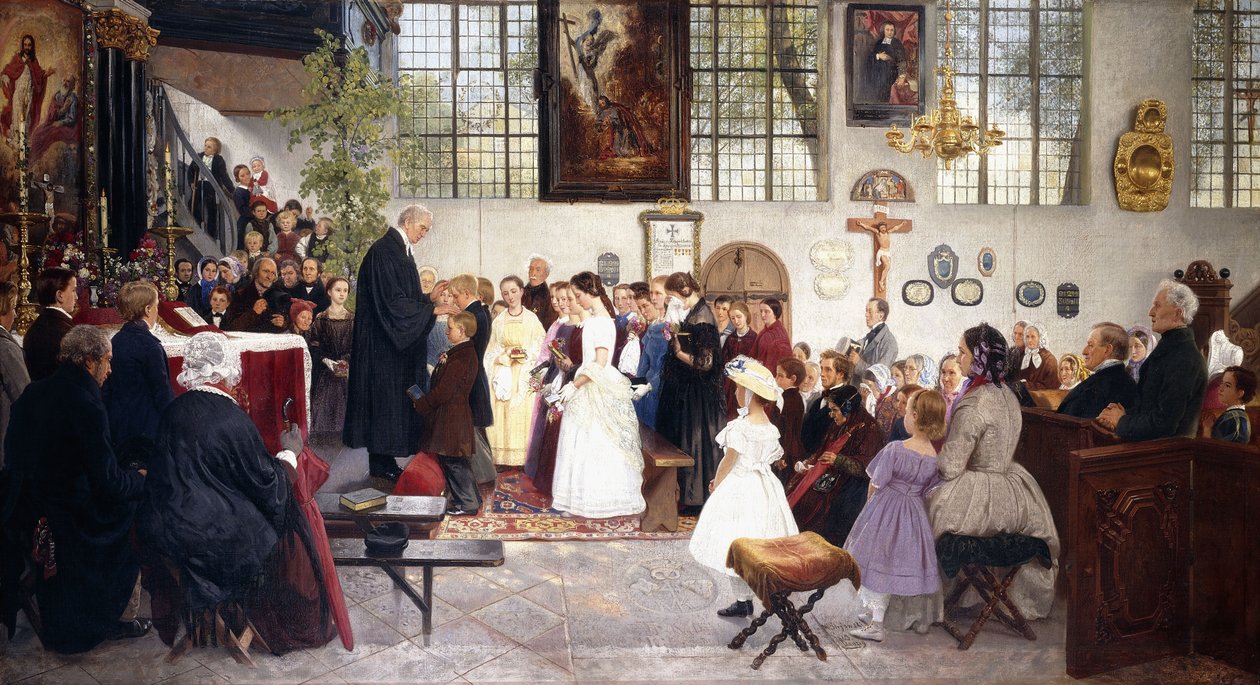 La confermazione, 1863 da Wilhelm August Stryowski