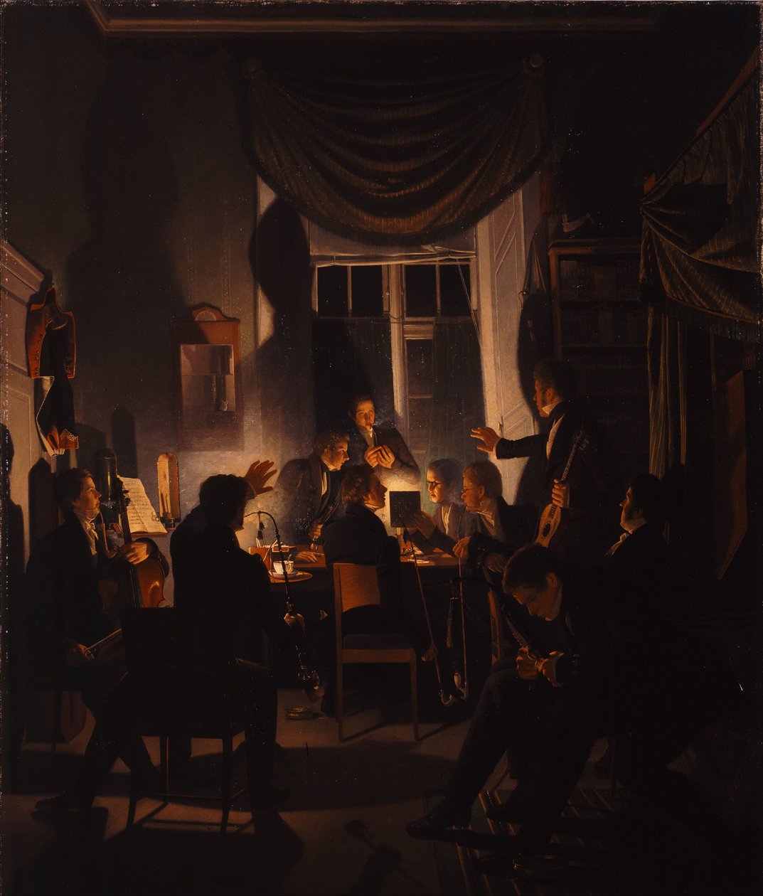 Una festa fumante da Wilhelm Bendz