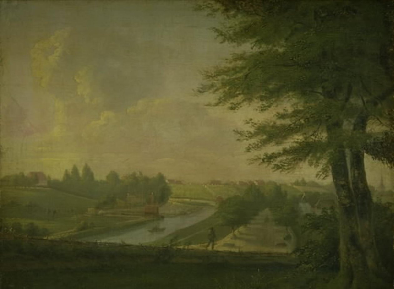 Parte del canale di Odense da Wilhelm Bendz