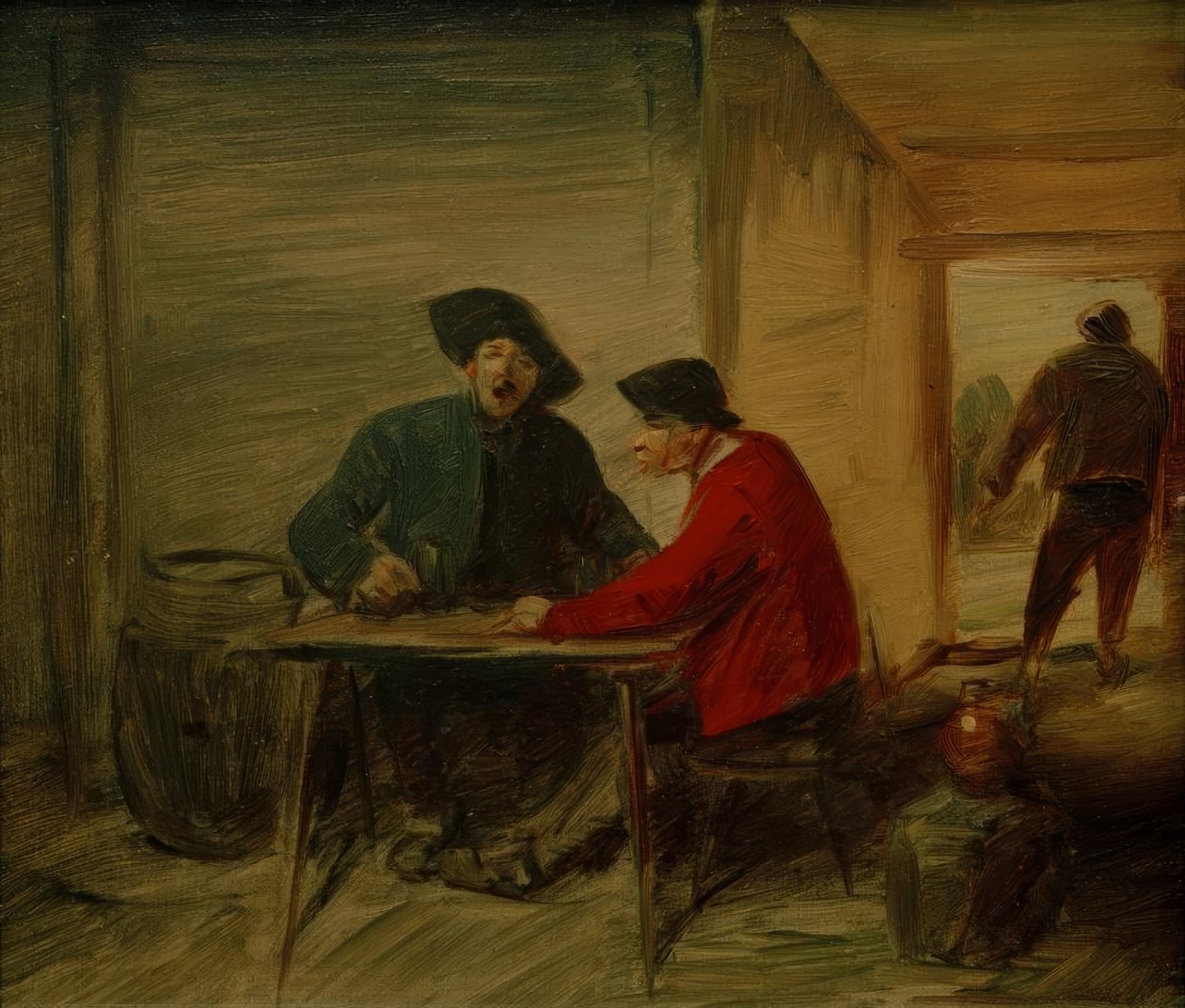 Contadini che bevono in una locanda da Wilhelm Busch