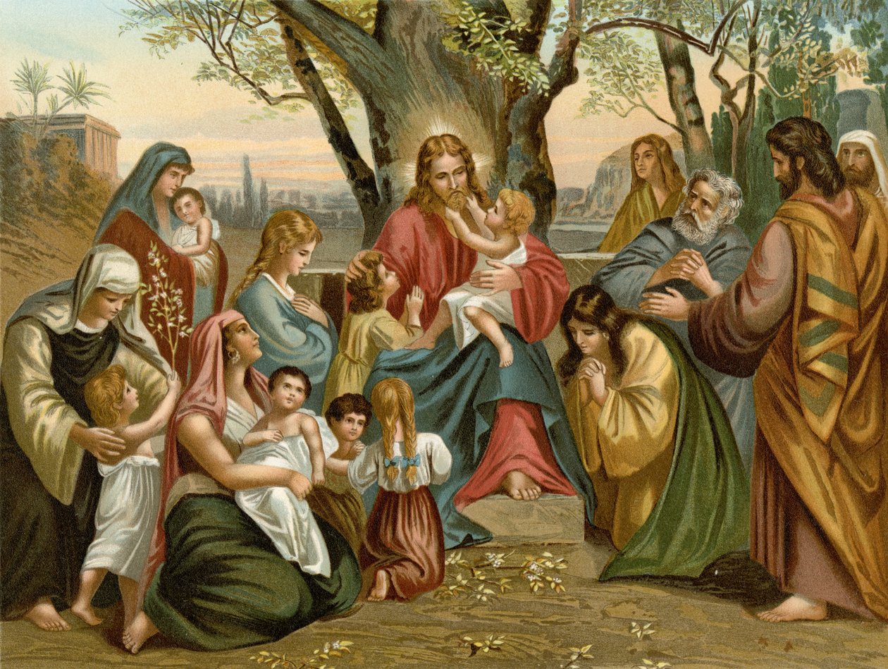 Gesù benedice i bambini da Wilhelm Ebbinghaus