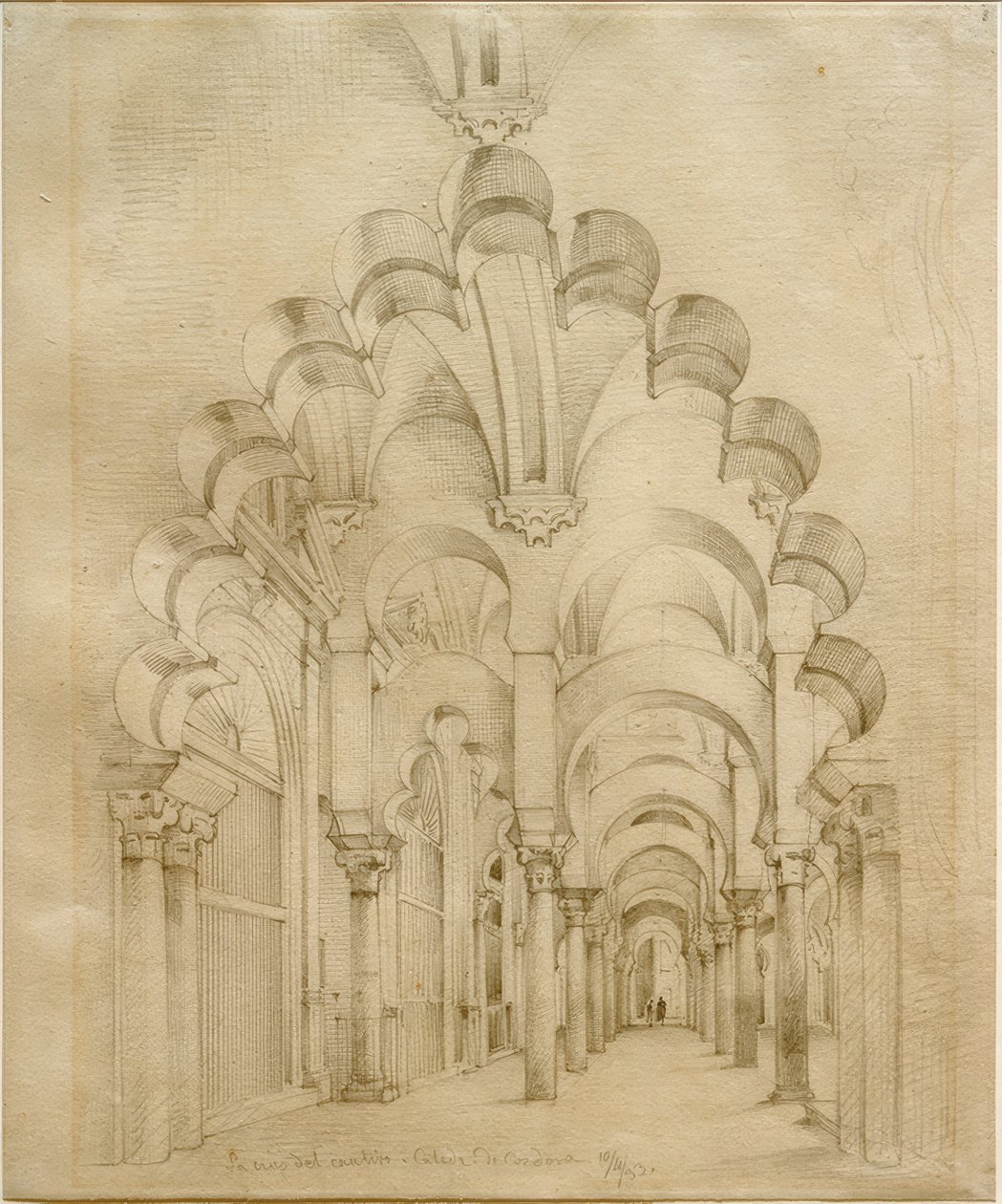 Moschea di Cordova da Wilhelm Gail