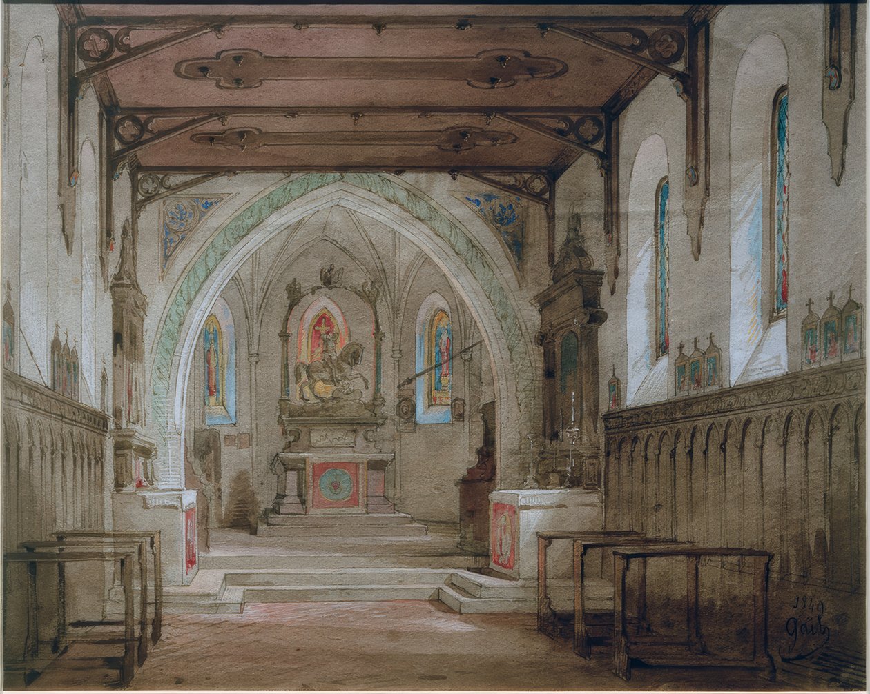 Cappella del vigneto a Schliersee da Wilhelm Gail
