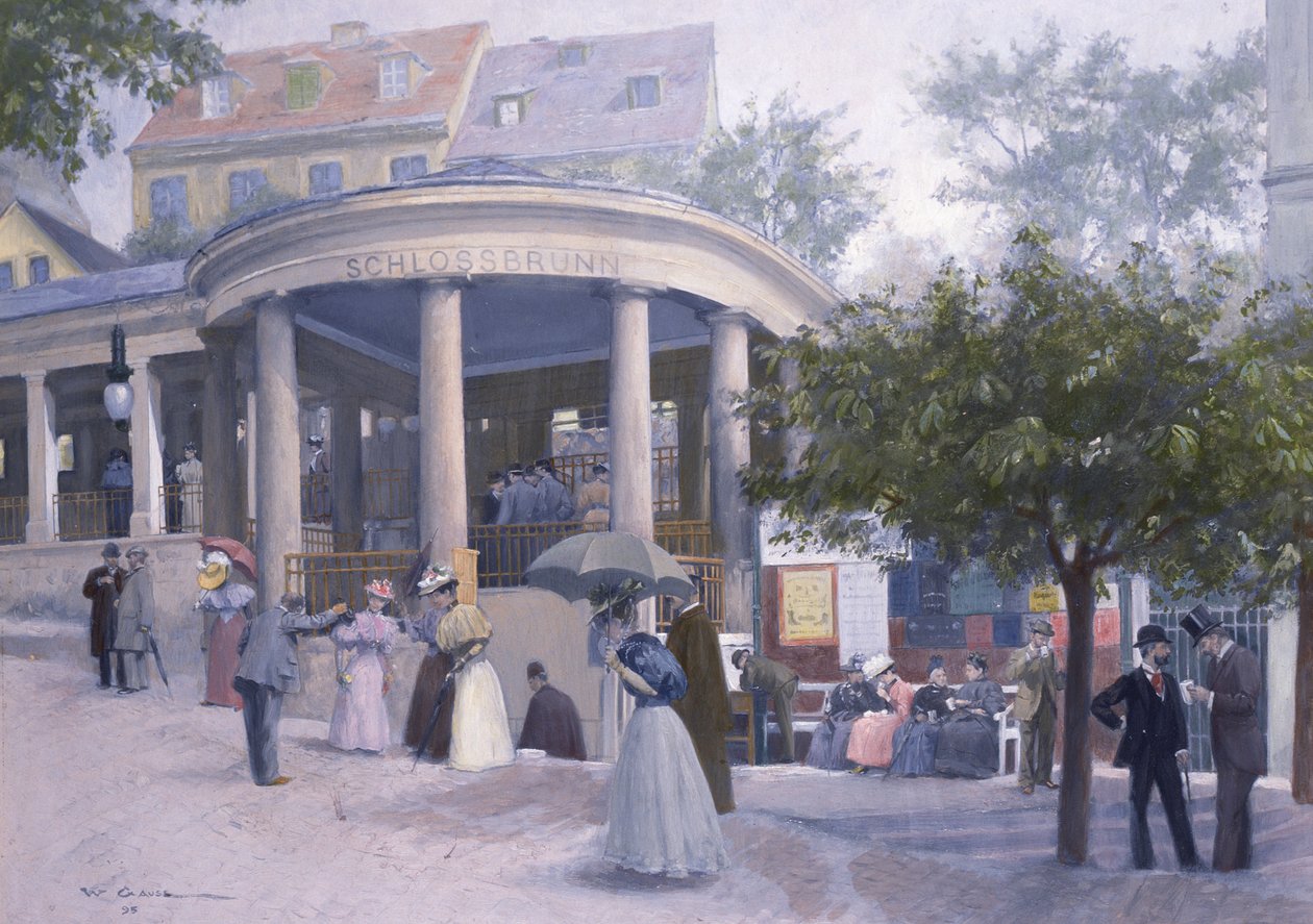 Schloßbrunnen da Wilhelm Gause