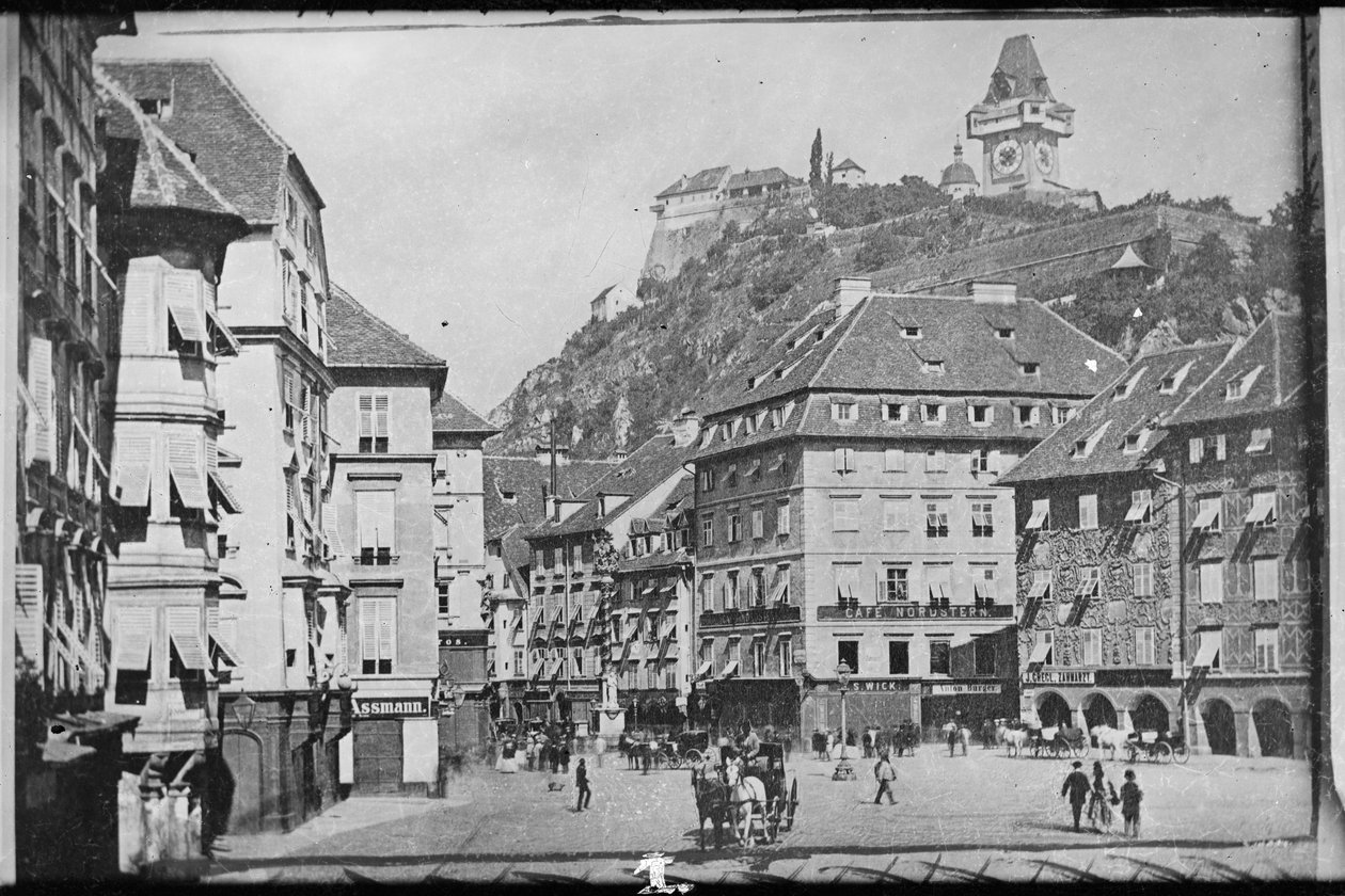 Piazza principale a Graz da Wilhelm J. Burger