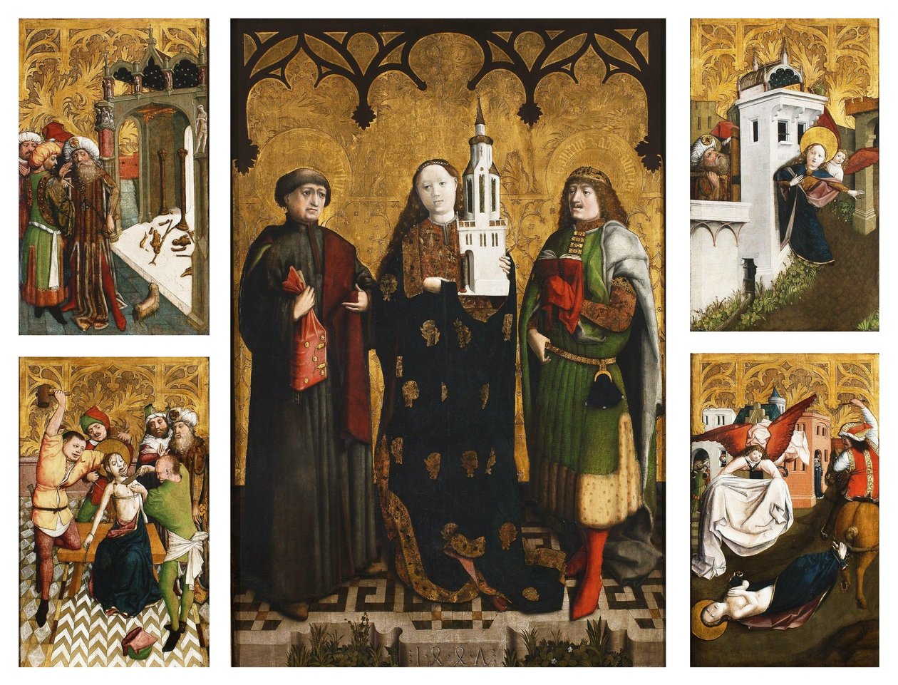 Altare di Santa Barbara da Wilhelm Kalteysen