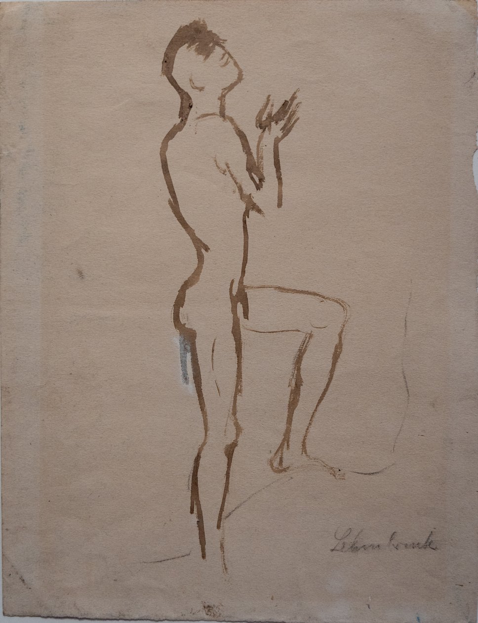 Uomo in ascesa da Wilhelm Lehmbruck