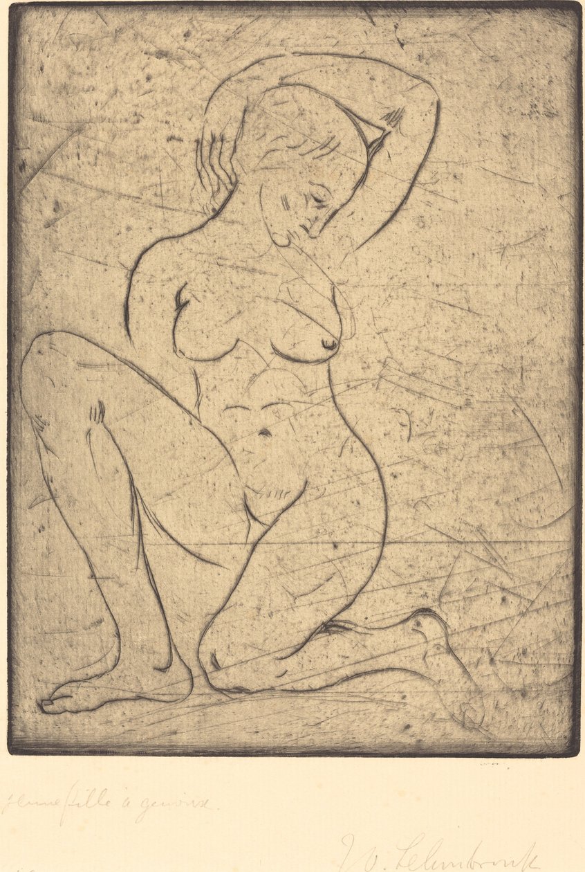 In ginocchio, piccolo da Wilhelm Lehmbruck