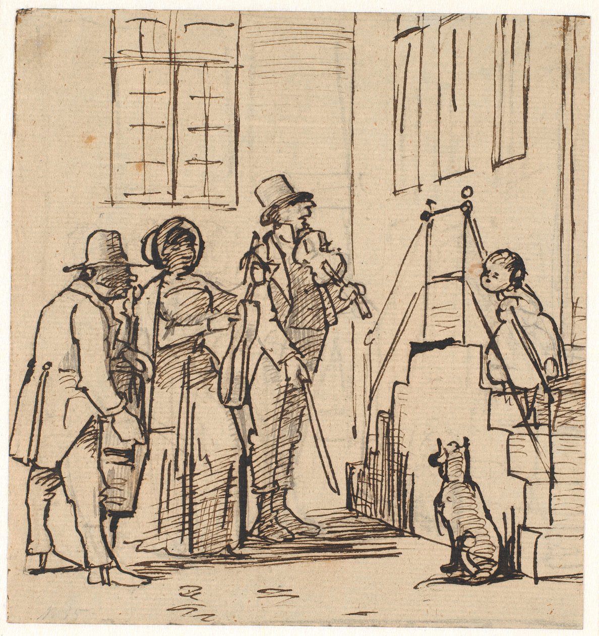 Musicisti di corte da Wilhelm Marstrand
