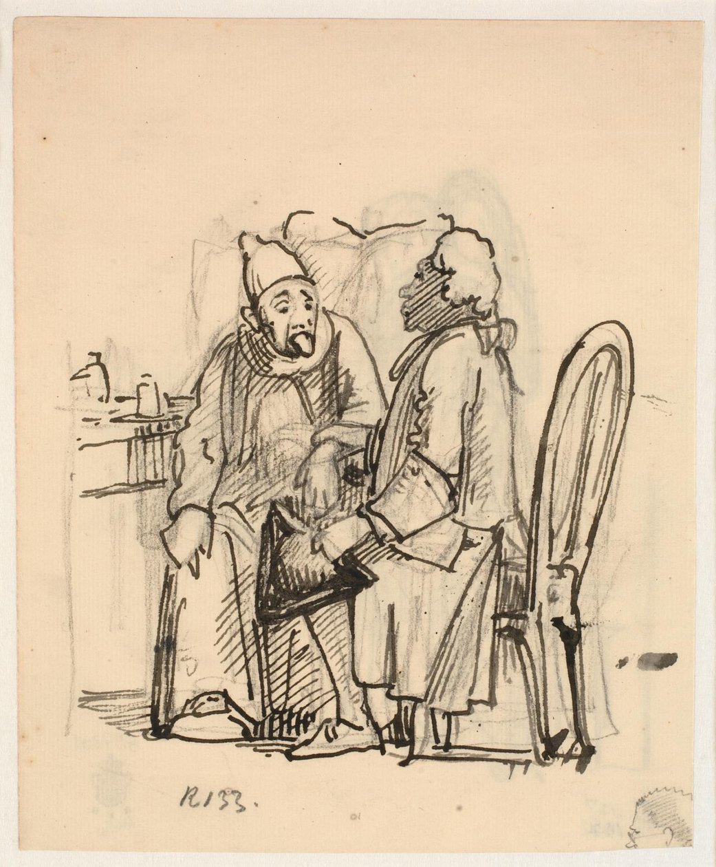La visita del medico da Wilhelm Marstrand