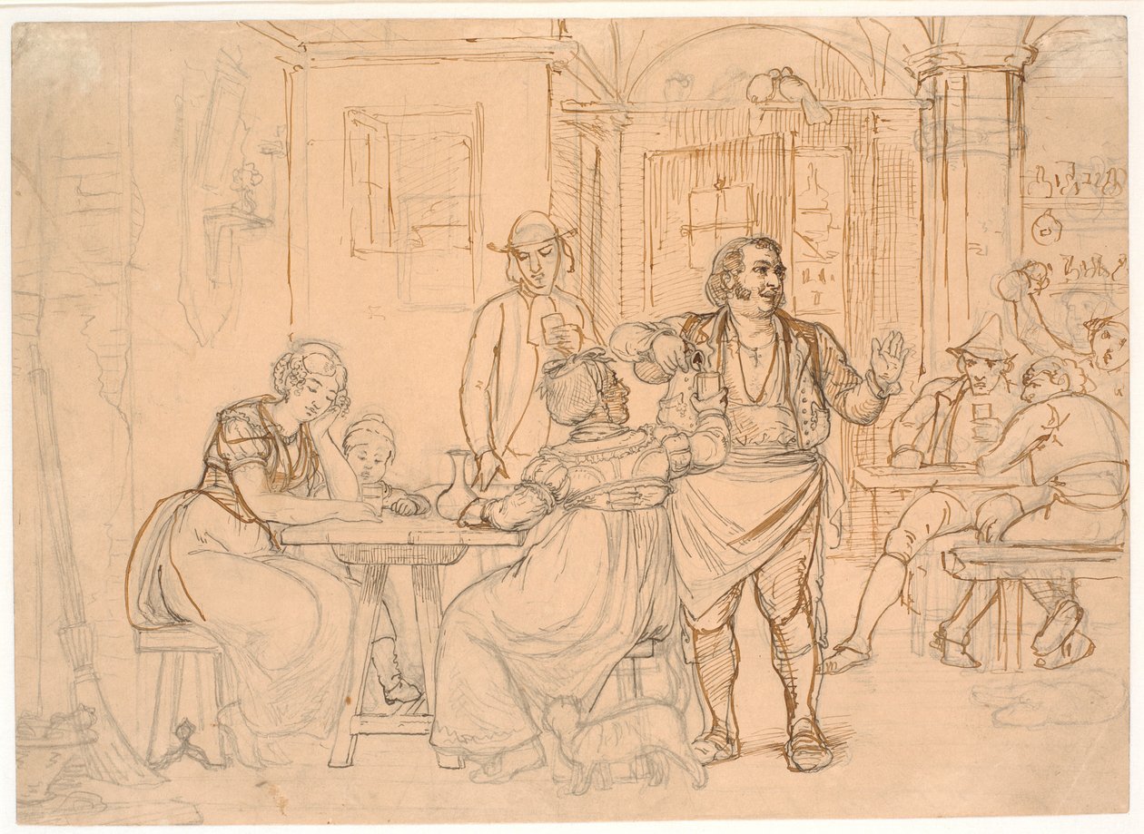 Scena di ostriche da Wilhelm Marstrand