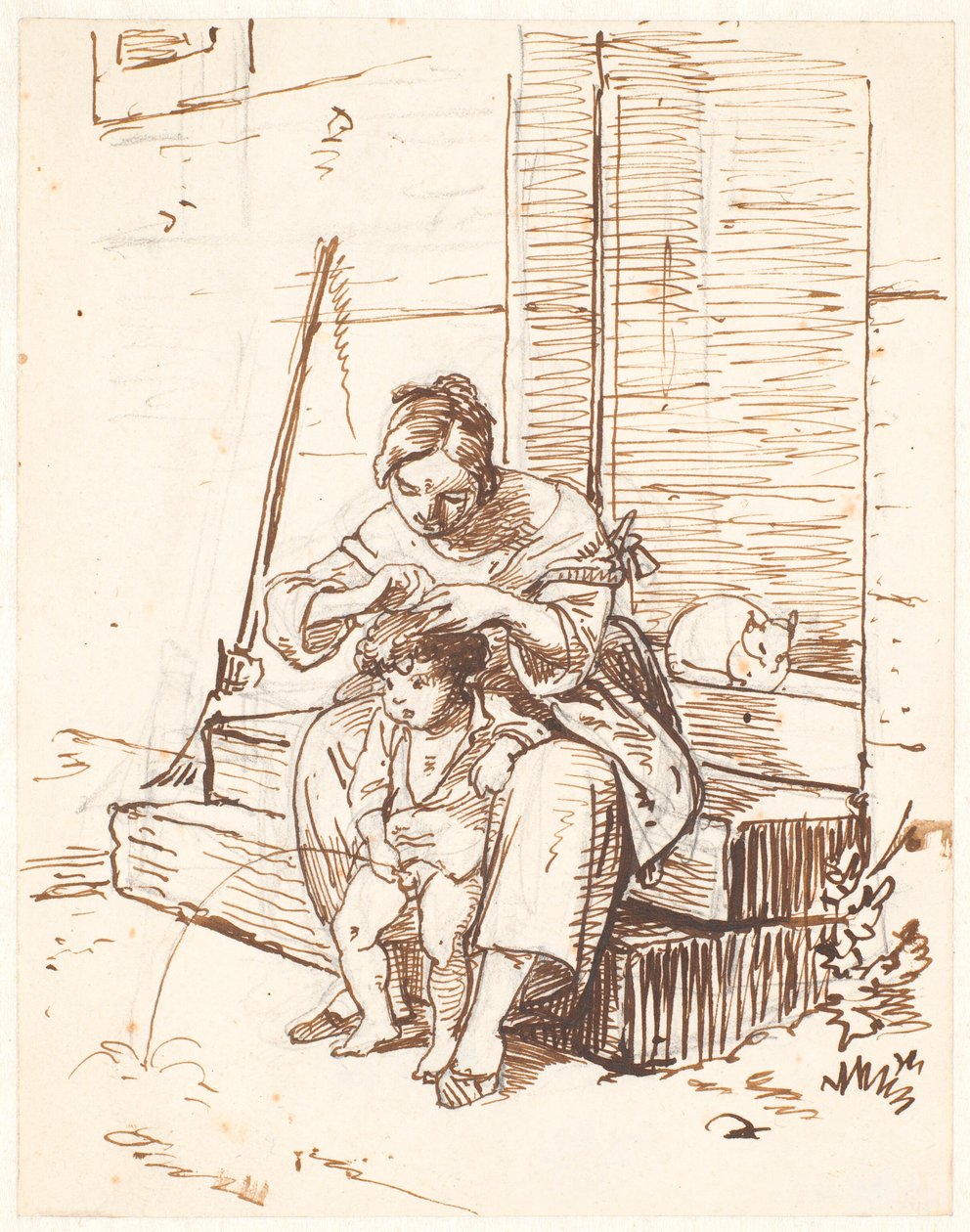Scena di strada romana da Wilhelm Marstrand