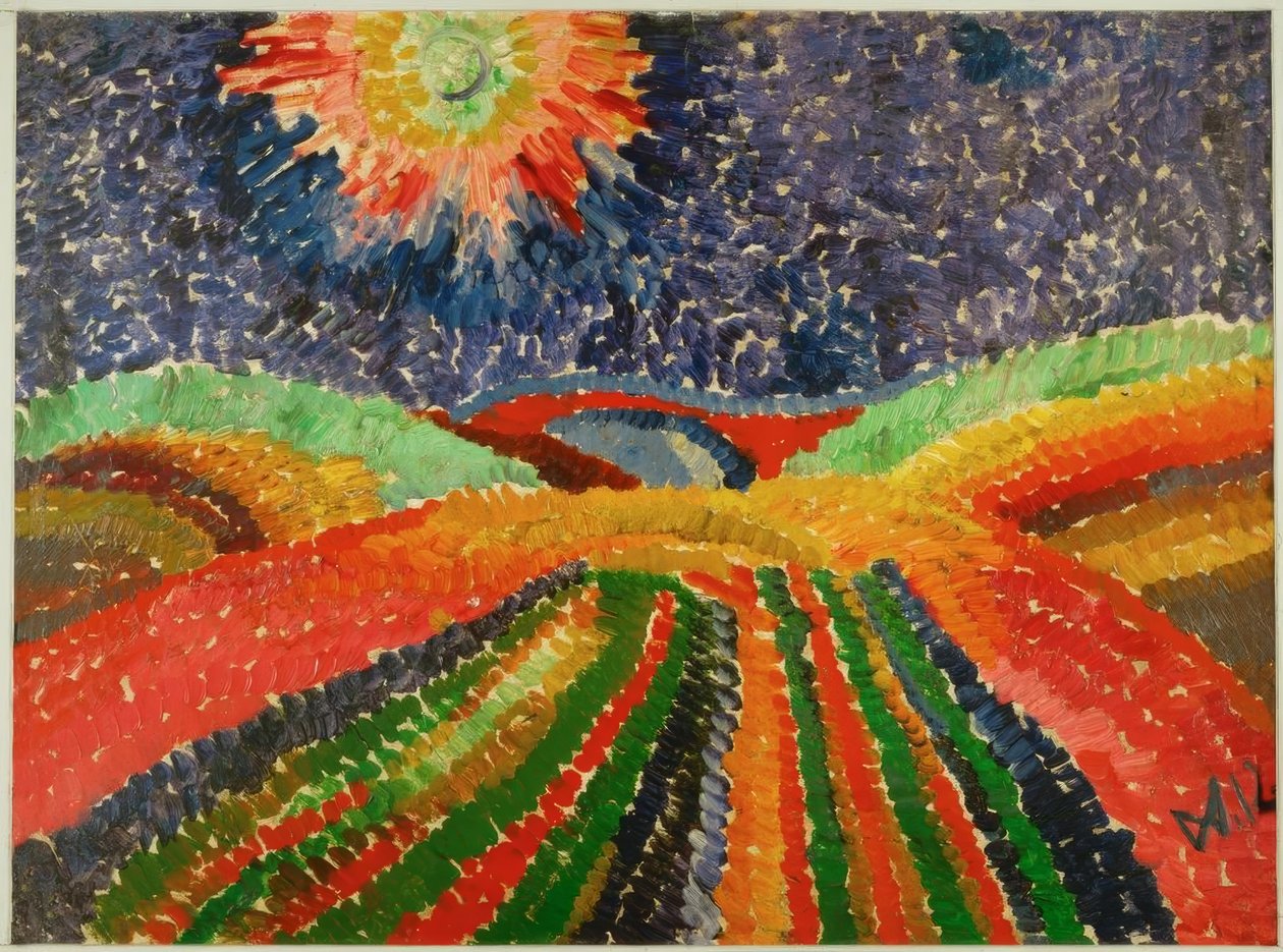 Strada di campagna da Wilhelm Morgner
