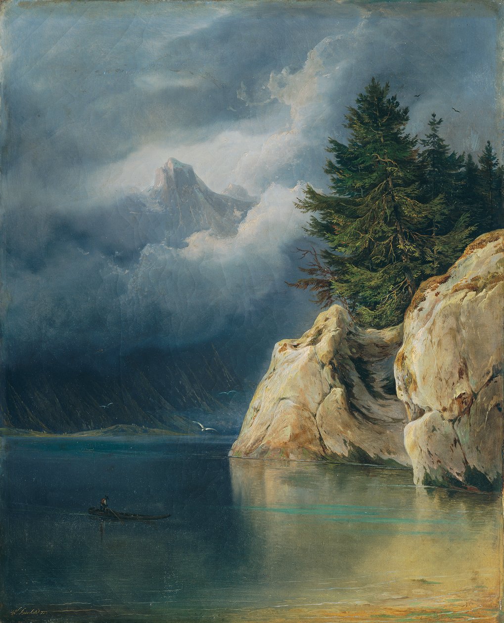 Lago di montagna da Wilhelm Steinfeld