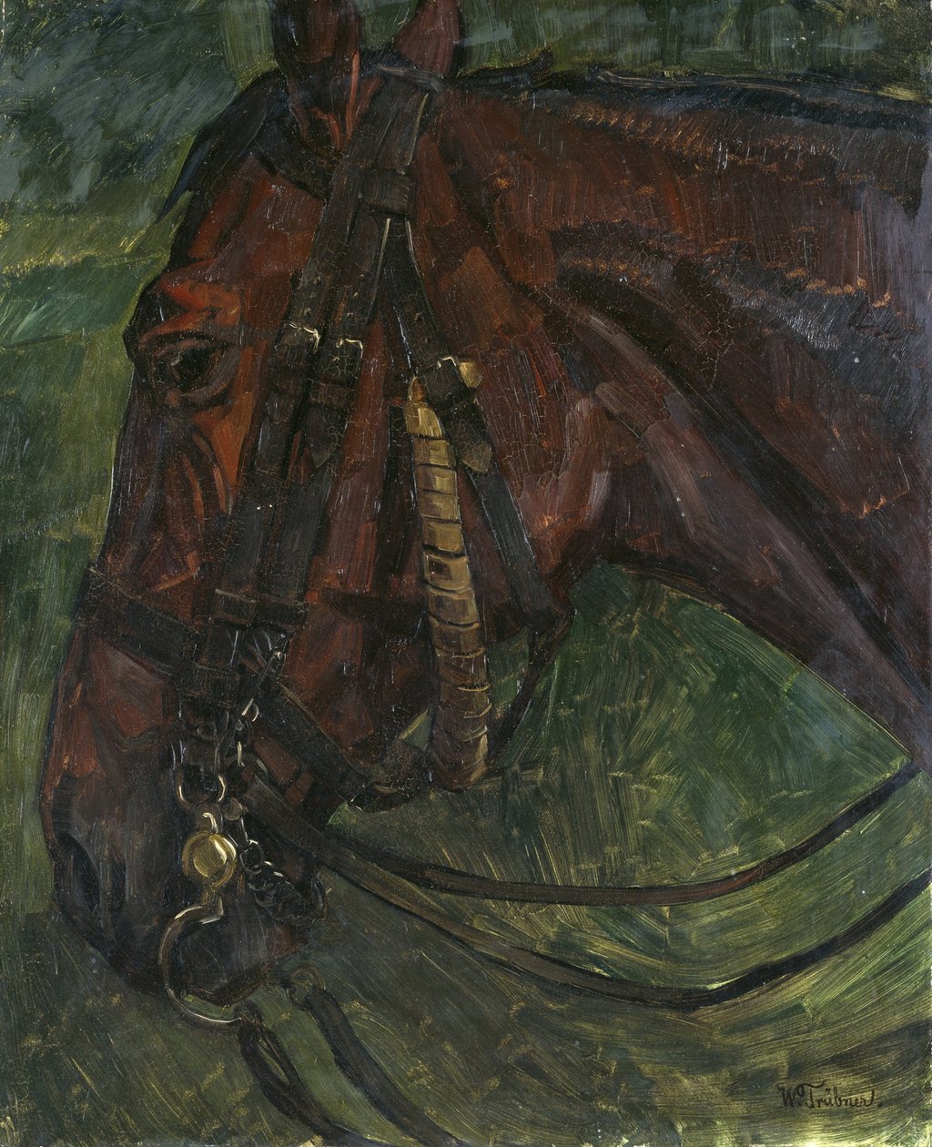 Testa di cavallo da Wilhelm Trübner