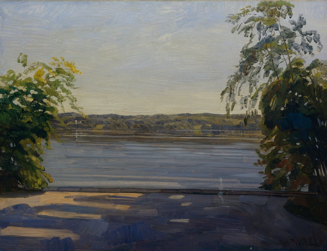 Lago di Starnberg da Wilhelm Trübner