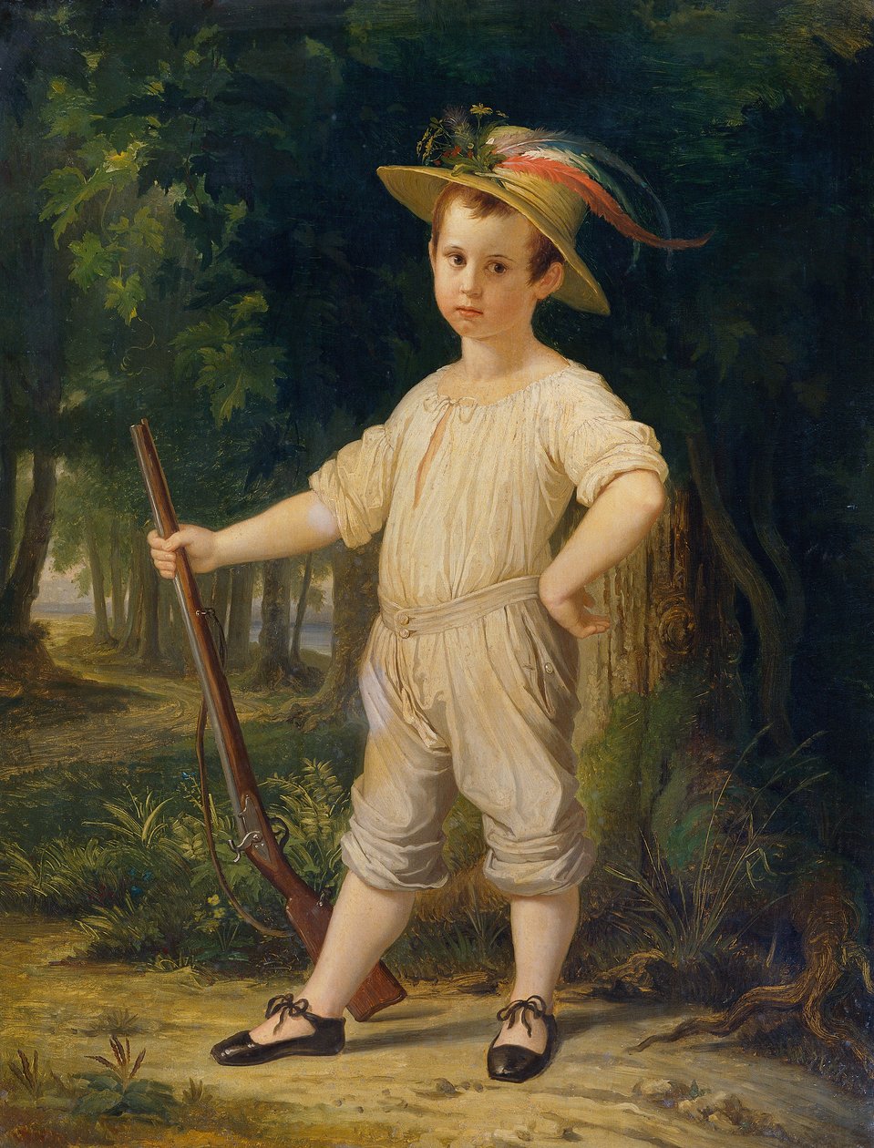 Il piccolo contadino (Il piccolo cacciatore) da Wilhelm von Kaulbach
