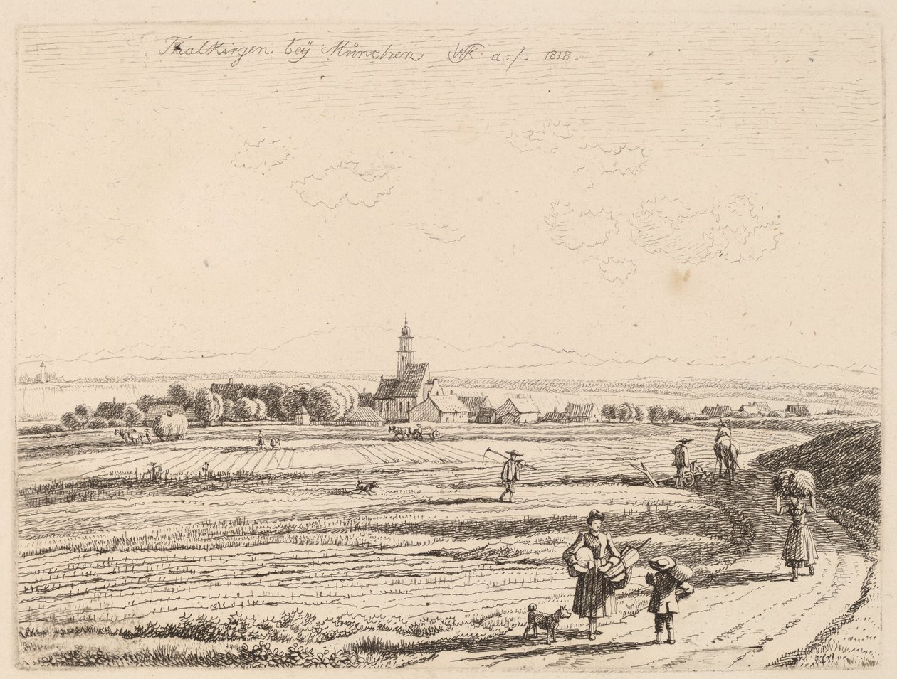 Thalkirchen da Wilhelm von Kobell