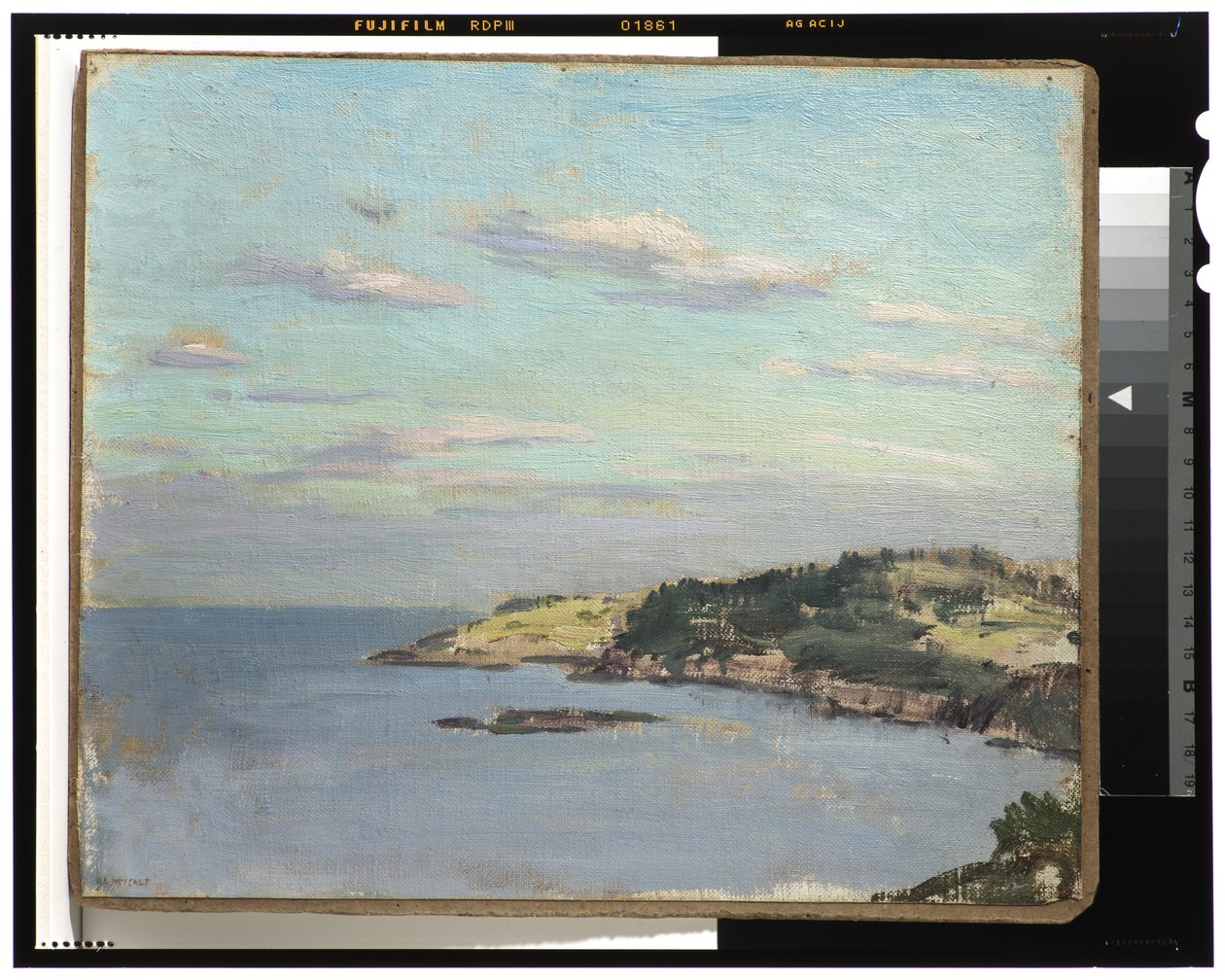 Schizzo marino da Willard Leroy Metcalf