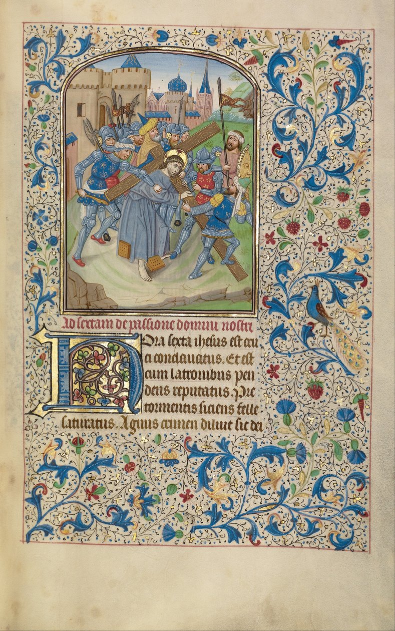 La via del Calvario da Willem Vrelant