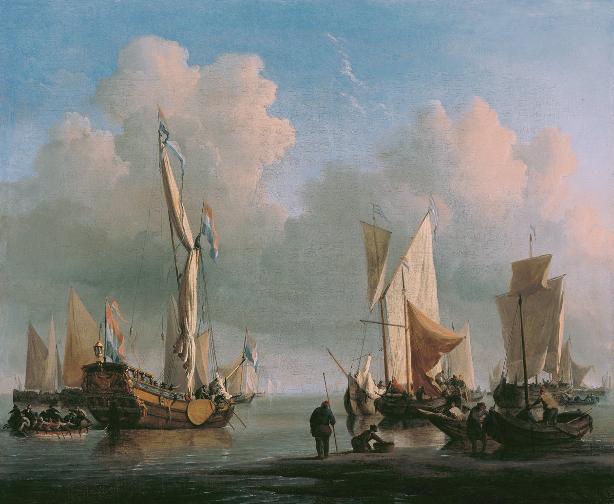 Navi al Largo da Willem van de Velde the Younger