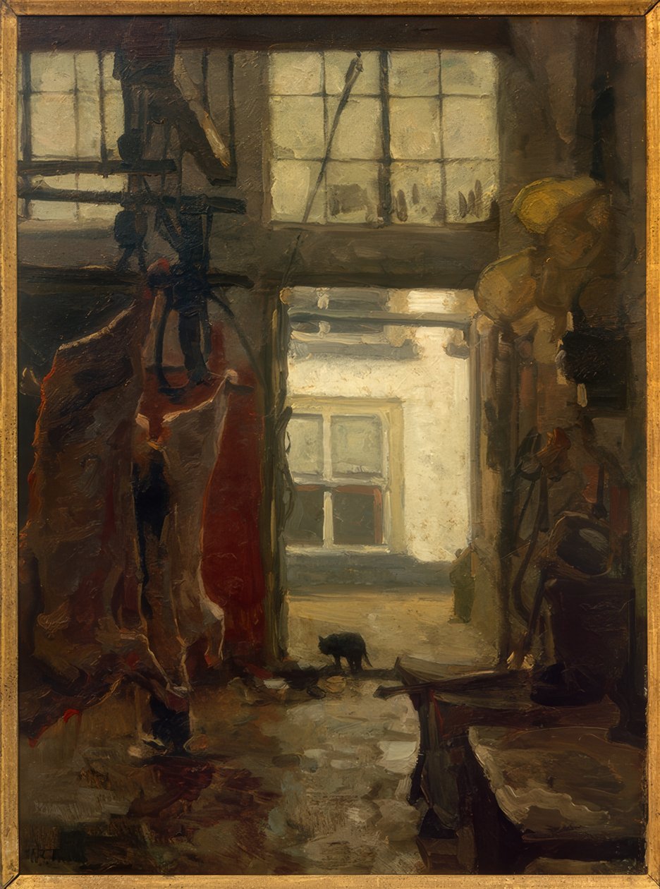 Interno di un macello da Willem Bastiaan Tholen